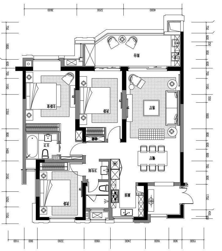 南通裝修案例歐美簡(jiǎn)約小居 蘇建陽(yáng)光新城